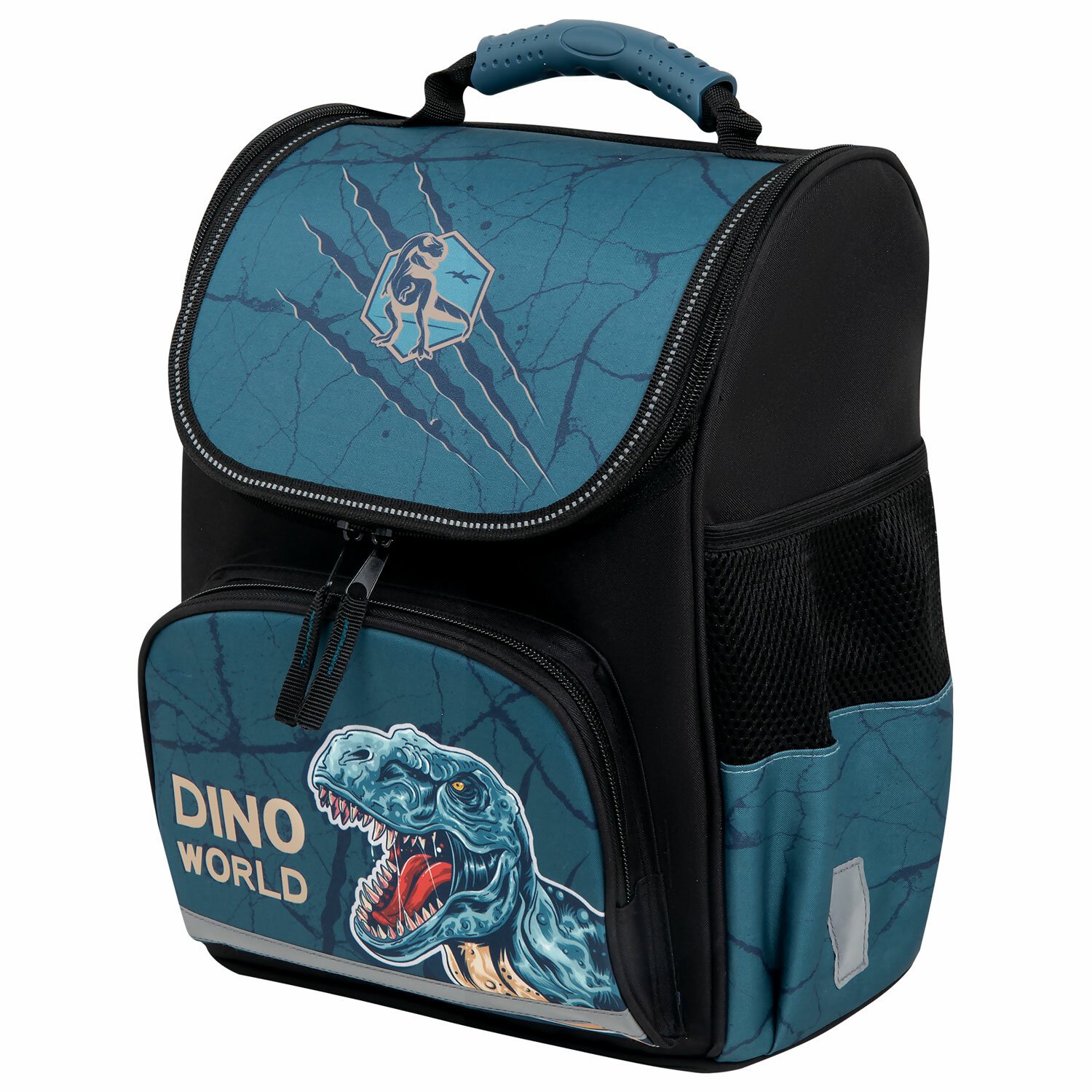 

Ранец BASIC "Dino world" 1 отд., 35*28*18см. 3 кармана, эргоном. спинка