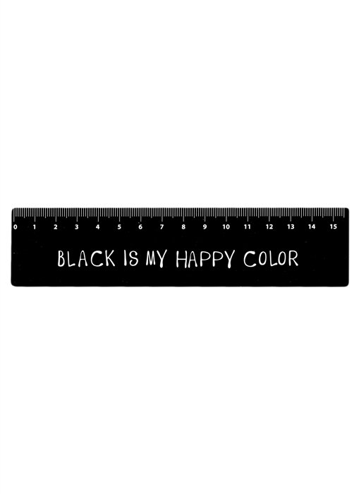  15  Black is my happy color