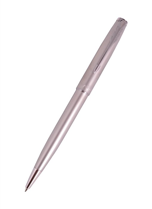 

Ручка шариковая "Sonnet Sand Blasted Stainless Steel" черная, Parker