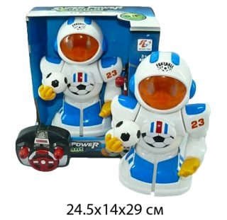 Игрушка, Shantou Gepai, Робот Футболист, 4канала, свет, звук радиоуправляемый робот pilotage r2 917