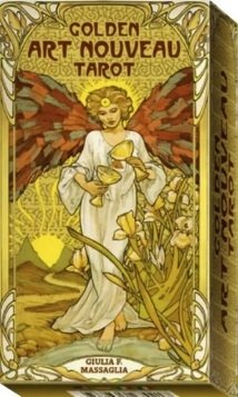 Массагли Дж. Золотое Таро Уэйт Арт-Нуво / Golden Art Nouveau Tarot. 78 карт с инструкцией карты золотое таро арт нуво tarot golden art nouv