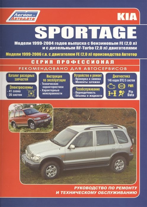 Kia Sportage.  2WD&4WD 1999-2004 .      