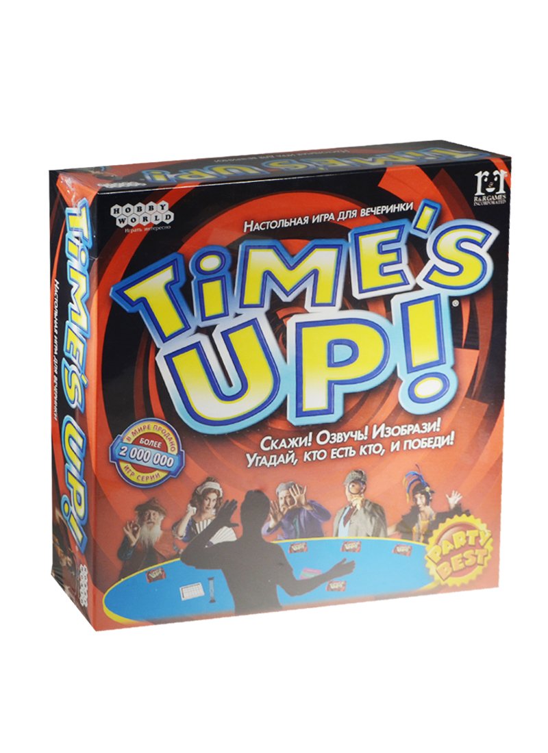 Настольная игра для вечеринки Time`s Up! (1391) (Играть интересно) (от 4  игроков) (13+) (60 минут) (Вечеринка) (коробка) | Буквоед (7042849)