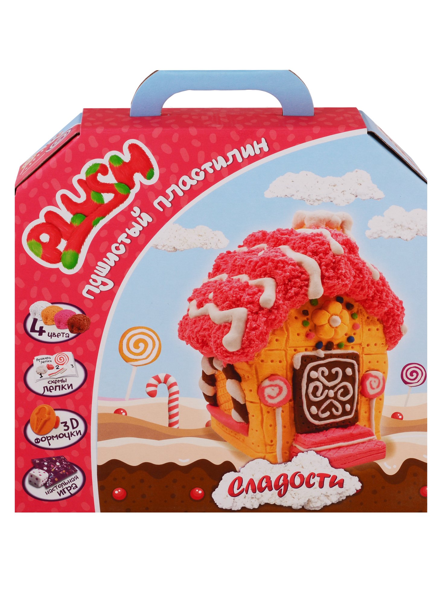 

Пушистый пластилин "PLUSH", набор "Сладости"