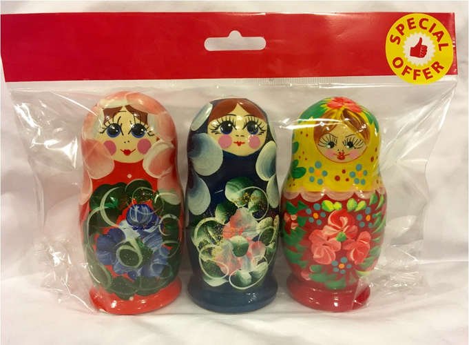 

Сувенир, АКМ, Набор "Матрешка" 3шт.