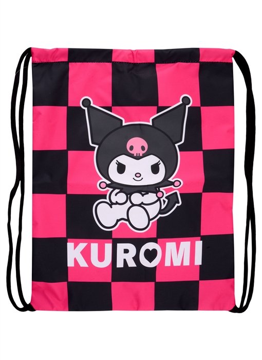

Мешок для сменной обуви "Kuromi", 360*470мм, клетка, 1отд.