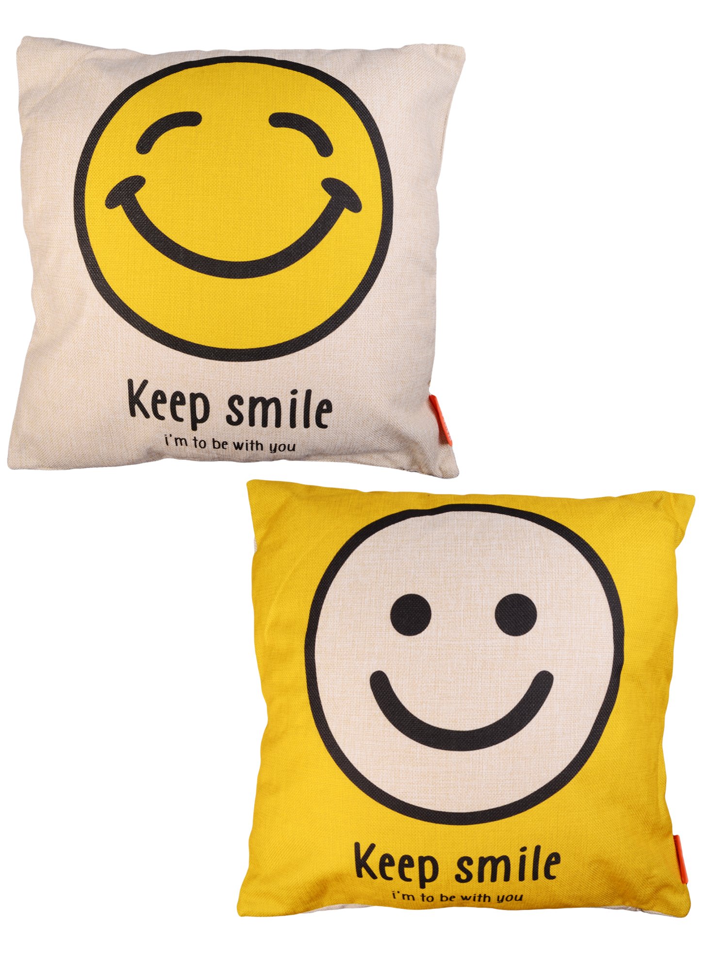 

Подушка Смайлы Keep Smile (ткань)