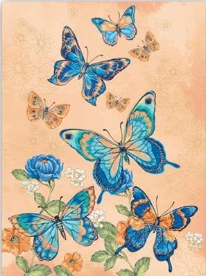 Записная книжка, Феникс+, А6 (105*145мм) 160стр Notebook Цветы и бабочки 42722 42722