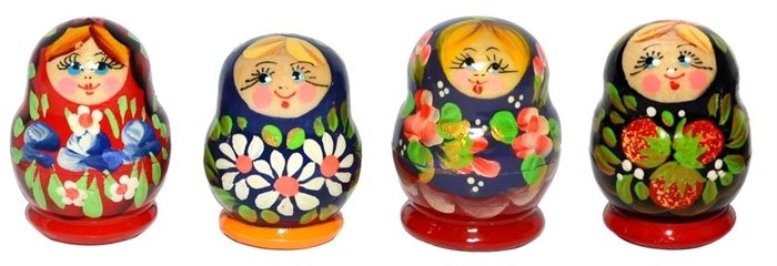

Сувенир, Матрешка-микро Цветы 3м, h-4см, дерево М03-0004-1МД