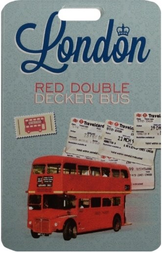 

Чехол для карточек "London: Red double decker bus"