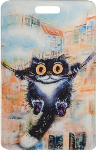 

Чехол для карточек "Cat in the City: Качели"