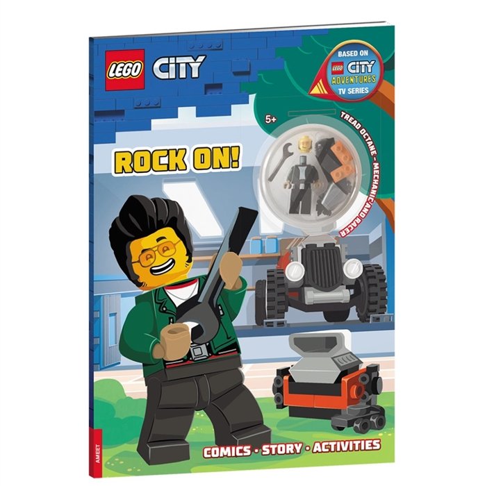  - Книга с игрушкой LEGO City "Вперед!" (+элементы конструктора LEGO)