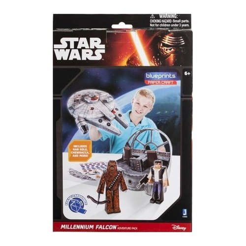 

Конструктор бумажный Star Wars Blueprints Classic Falcon Pack более 48 деталей