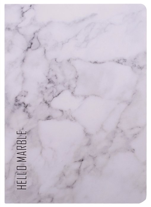 

Записная книжка А6 32л кл. "Hello marble", тонир. внутр. блок, сшивка