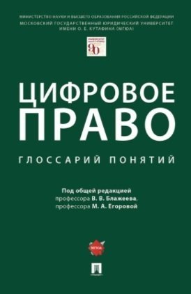 Блажеева В.В. Цифровое право: глоссарий понятий искусственный интеллект и робототехника глоссарий понятий бегишев и хисамова з