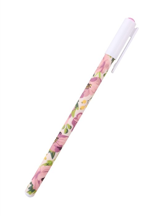 

Ручка шариковая синяя "Flora" 0,7мм, ассорти, Hatber