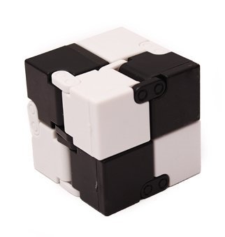 Игрушка, Головоломка, Рыжий Кот,Бесконечный куб чёрно-белый, 13,5*6,5*2,5см 200173337 2x2 бесконечный куб с пальцами образовательная головоломка магический куб декомпрессионная игрушка против тревоги подарки для детей
