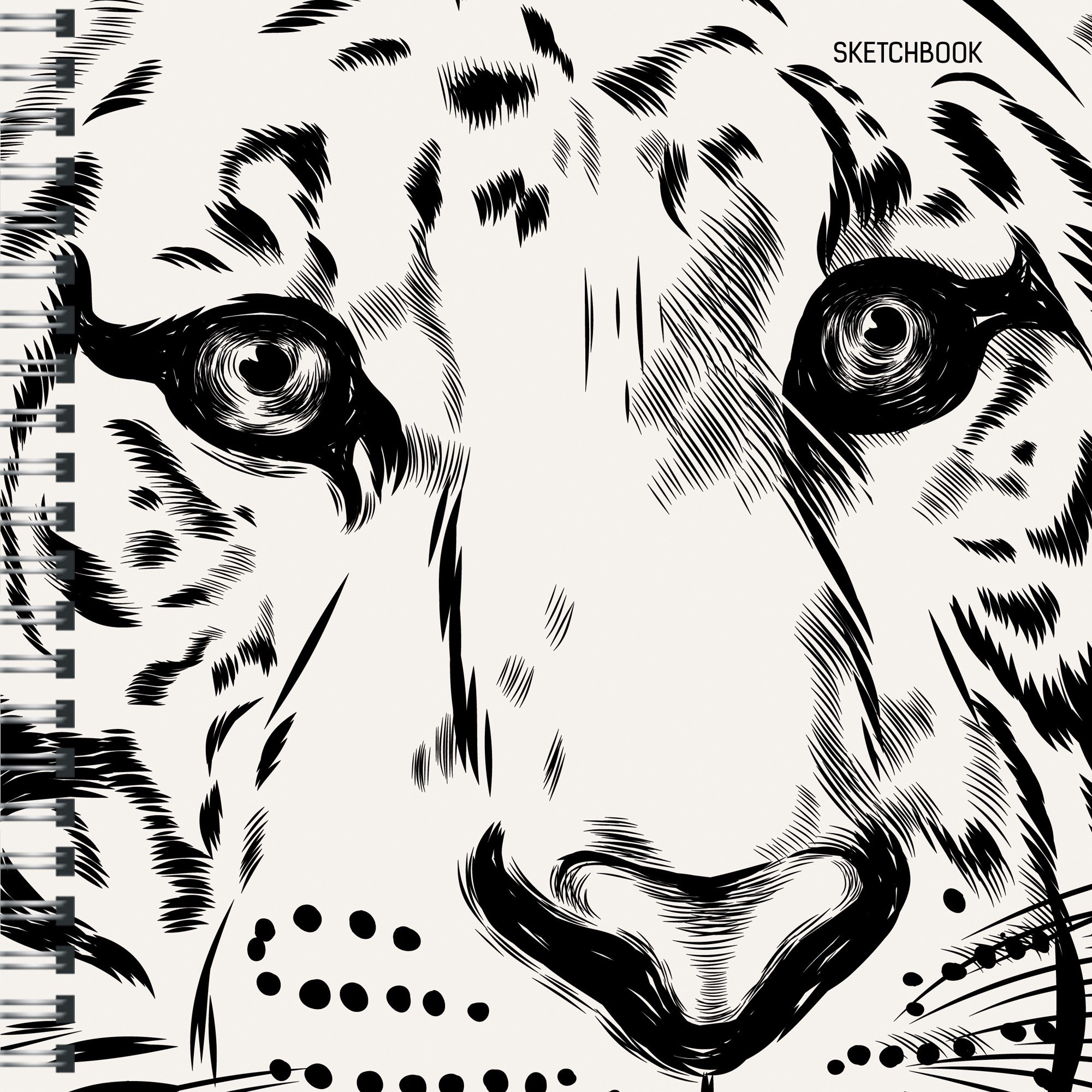 Скетчбук тигр Графика 80 листов