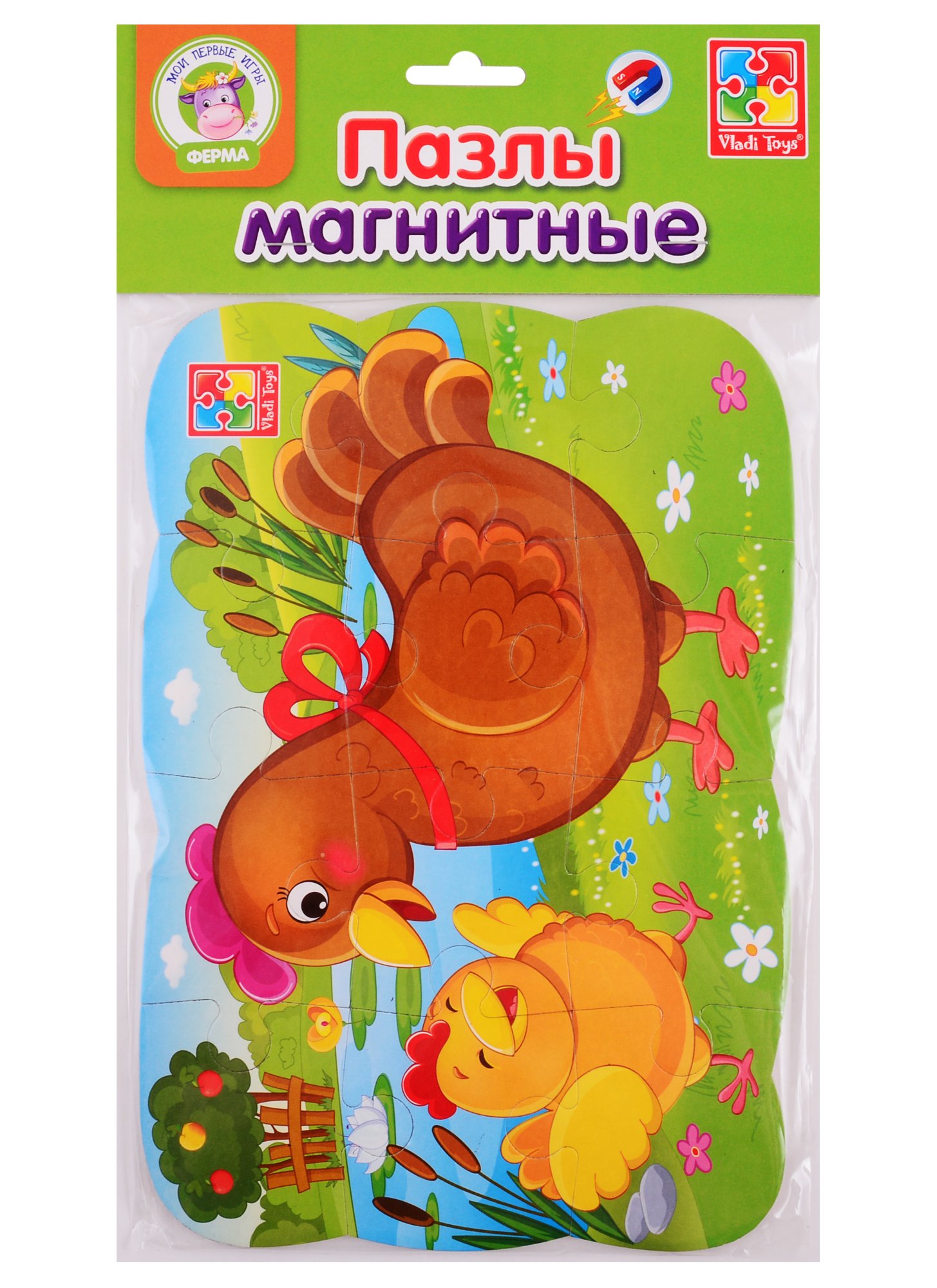 

Пазлы на магните "Курочка"