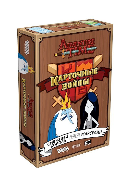 

Настольная игра Время приключений. Карточные войны. Снежный король против Марселин, Hobby World