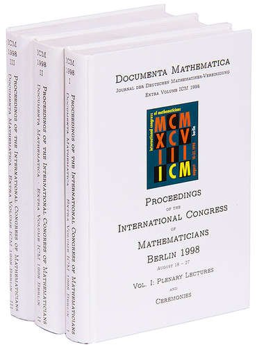 

Proceedings of the International Congress of Mathematicians Berlin 1998 (комплект из 3 книг)