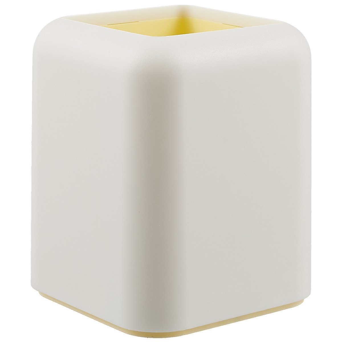 

Подставка настольная Forte, Pastel, пластиковая, белый с желтой вставкой, ErichKrause