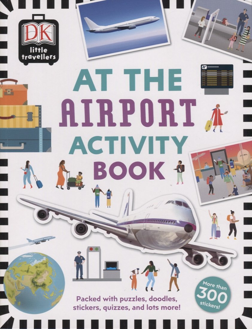 

At the Airport Activity Book. More than 300 Stickers