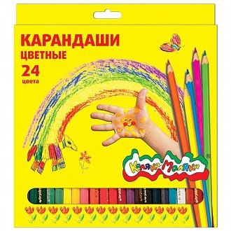 

Карандаши цветные "Каляка-Маляка", 24 цвета