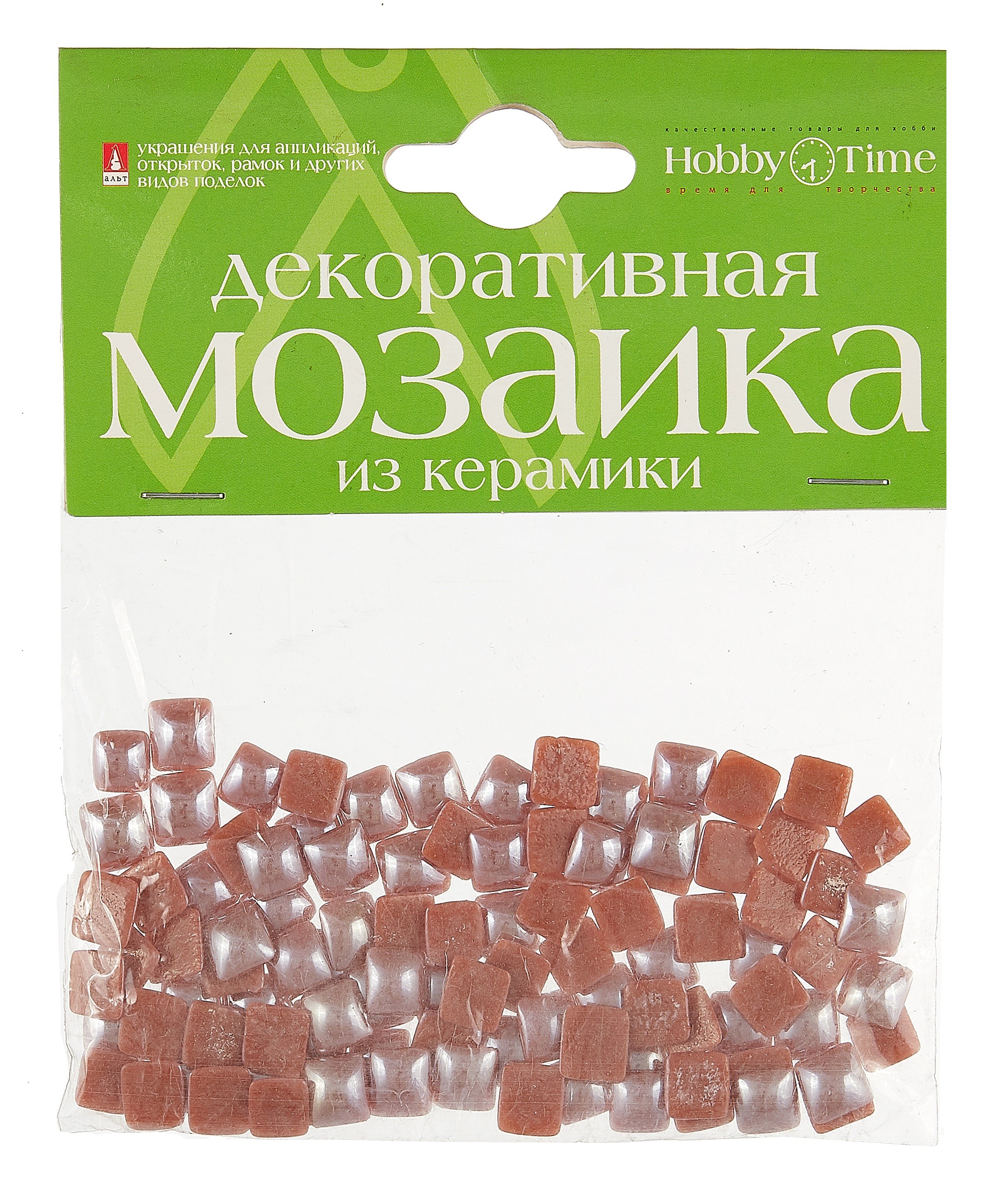 

Набор для творчества HOBBY TIME, Мозаика декоративная из керамики Коричневая 8*8мм,100шт