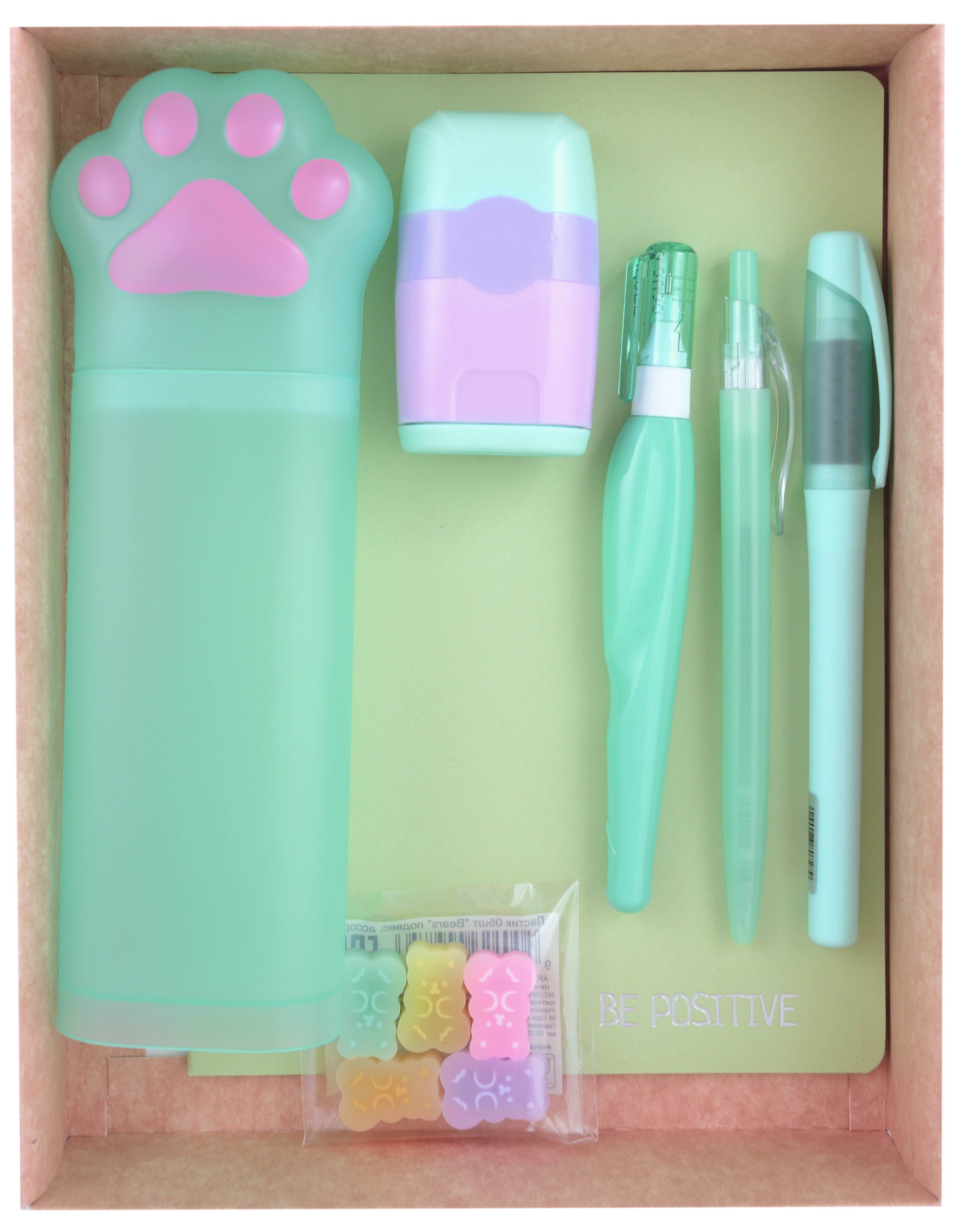 

Набор канцелярский "Pastel", мятный