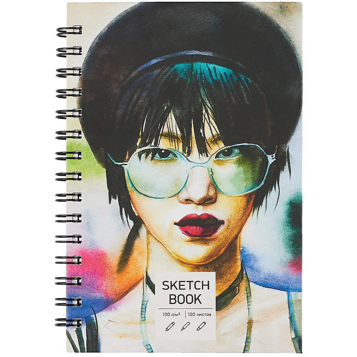 

Скетчбук А5 100л "SKETCHBOOK. Портрет", 100г/м2, евроспираль