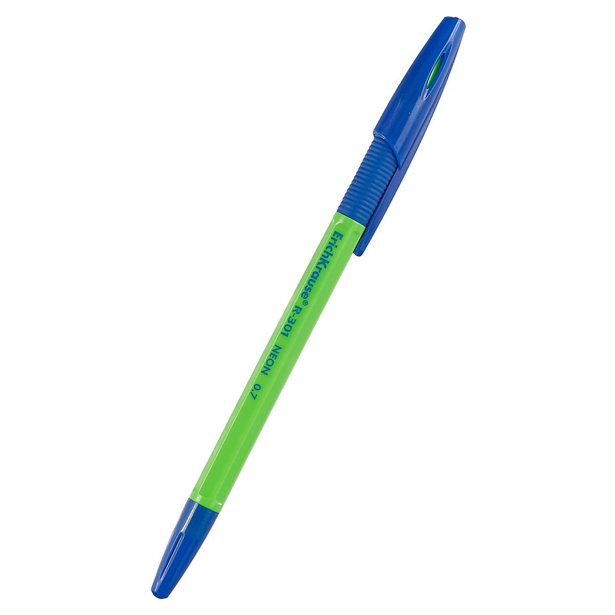 

Ручка шариковая Erich Krause, R-301 Neon Stick, синяя 0,7 мм