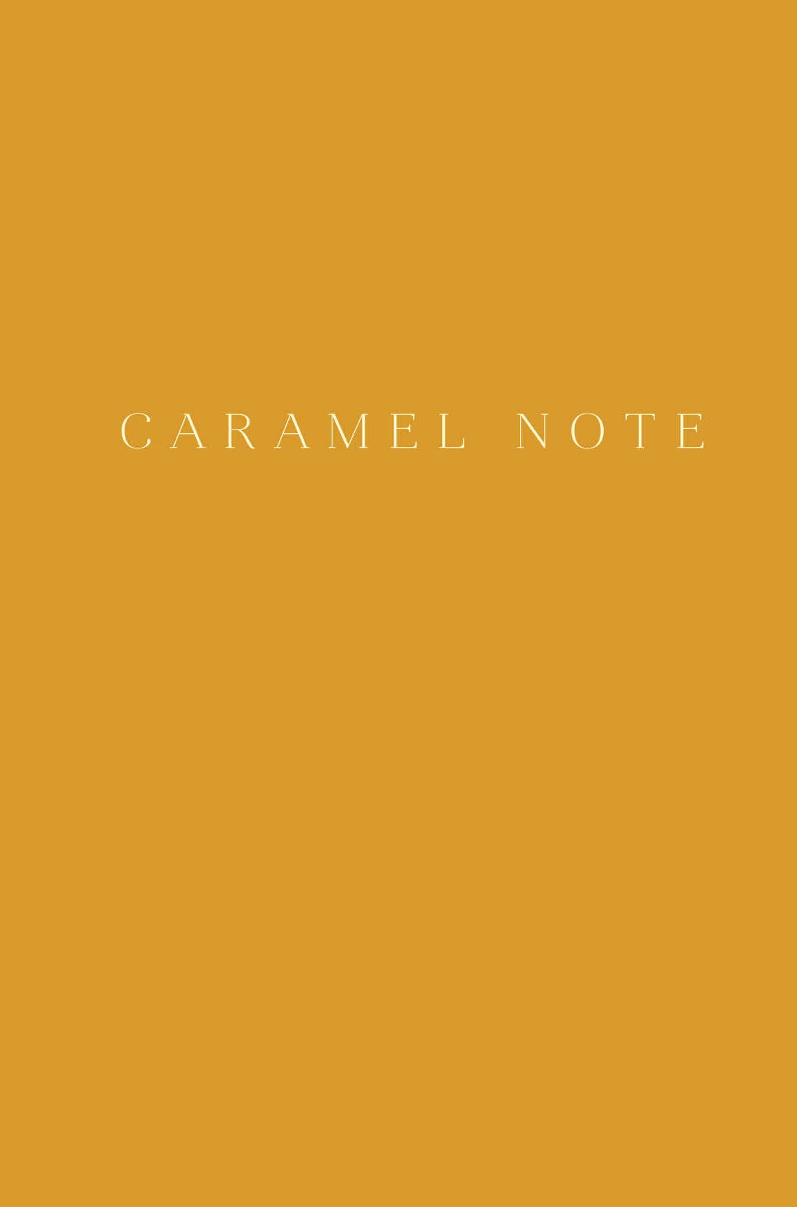 

Caramel Note. Блокнот с карамельными страницами