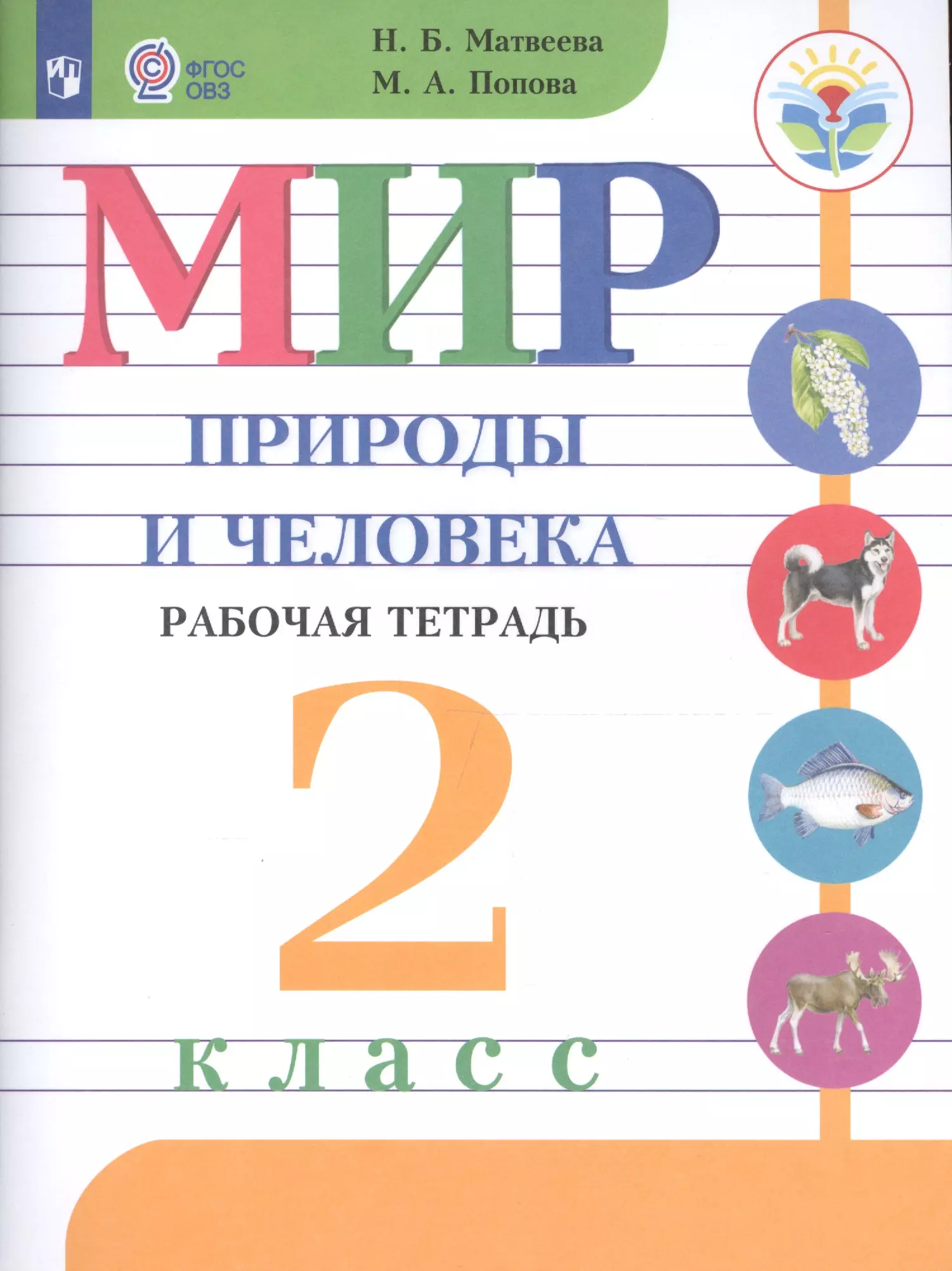 Матвеева. Мир природы и человека. 2 кл. Р/т /обуч. с интеллектуальными нарушениями/ (ФГОС ОВЗ)