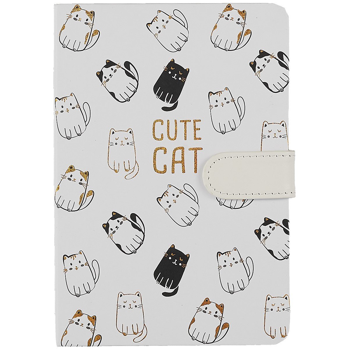 

Блокнот с магнитной застежкой Котики Cute Сat (256стр) (13х19)