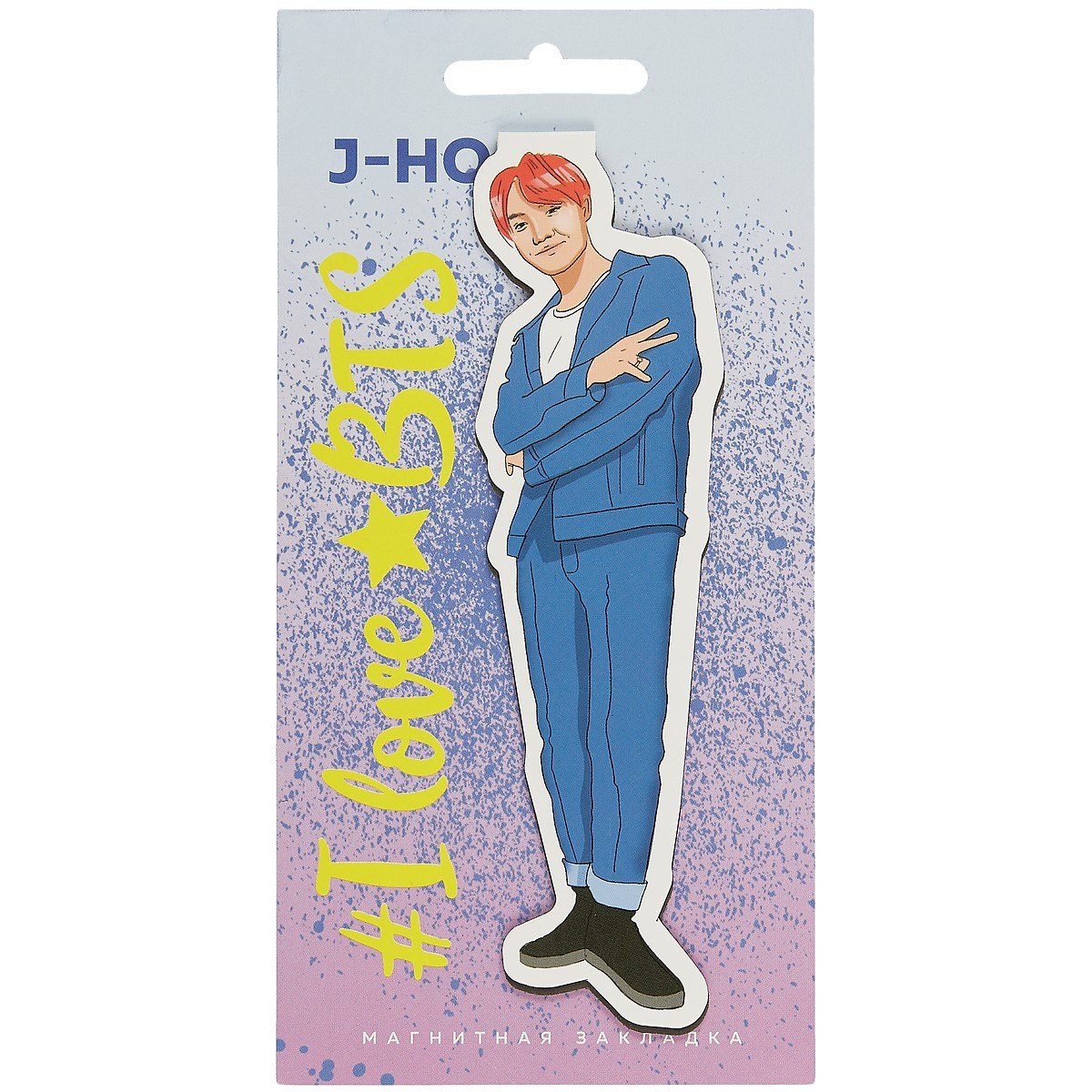 

Фигурная магнитная закладка. BTS. J-hope