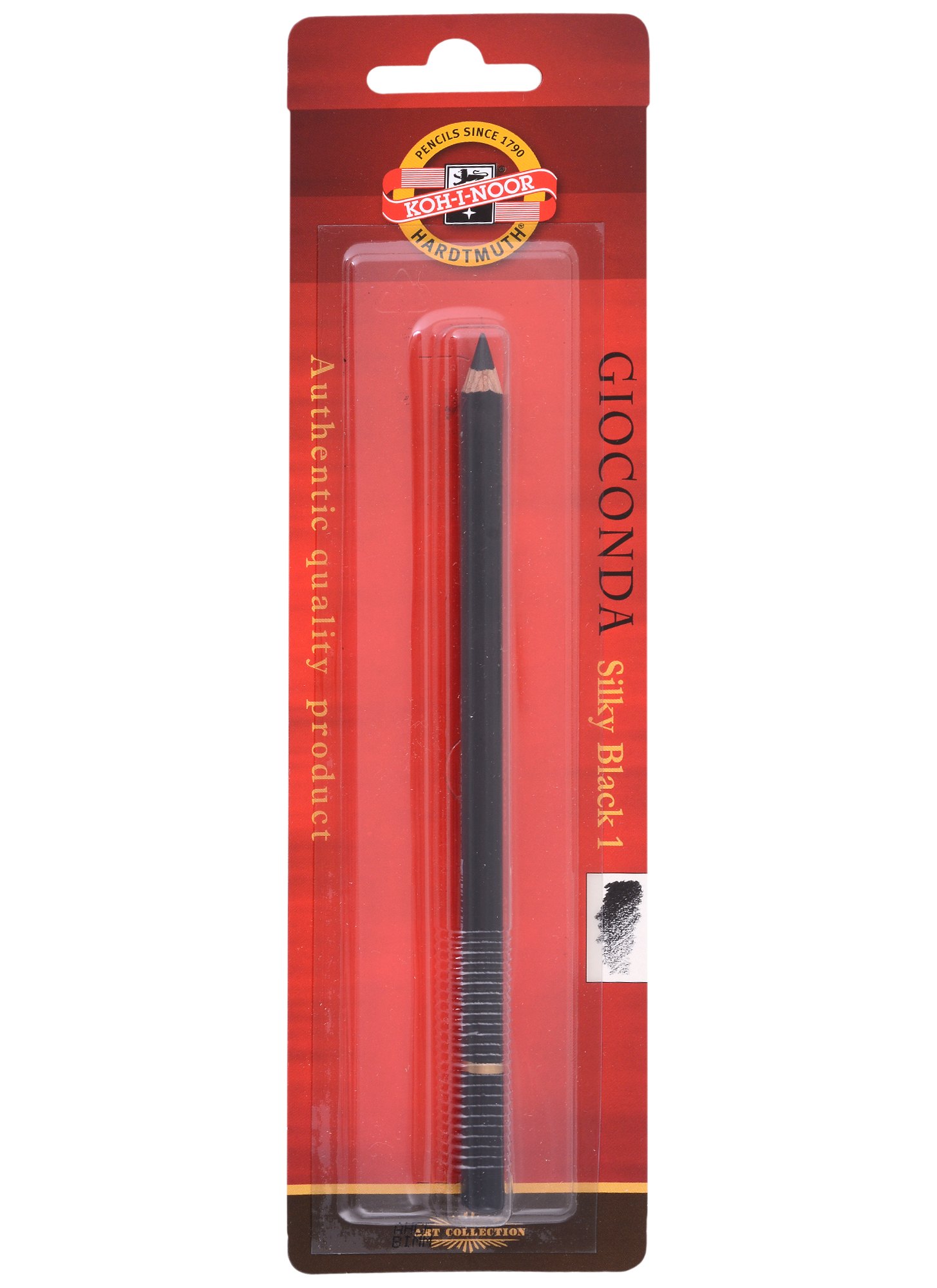 

Карандаш матовый GIOCONDA SILKY 8815, черный, B, блистер, Koh-i-Noor