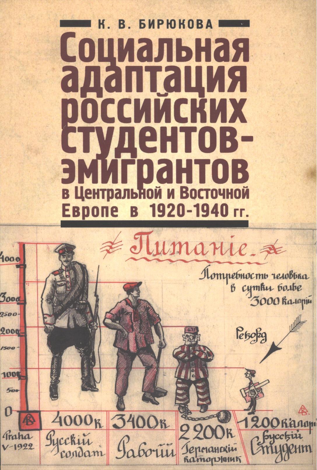 

Социальная адаптация российских студентов-эмигрантов в Центральной и Восточной Европе в 1920-1940 гг