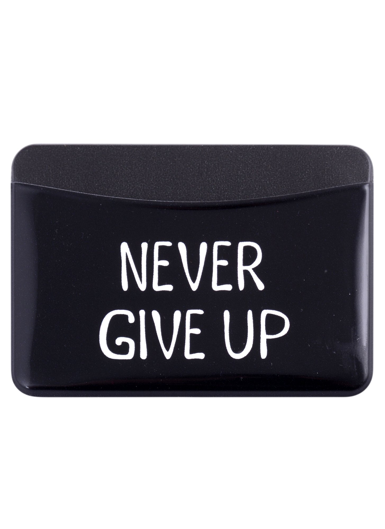 

Чехол для карточек горизонтальный Never give up