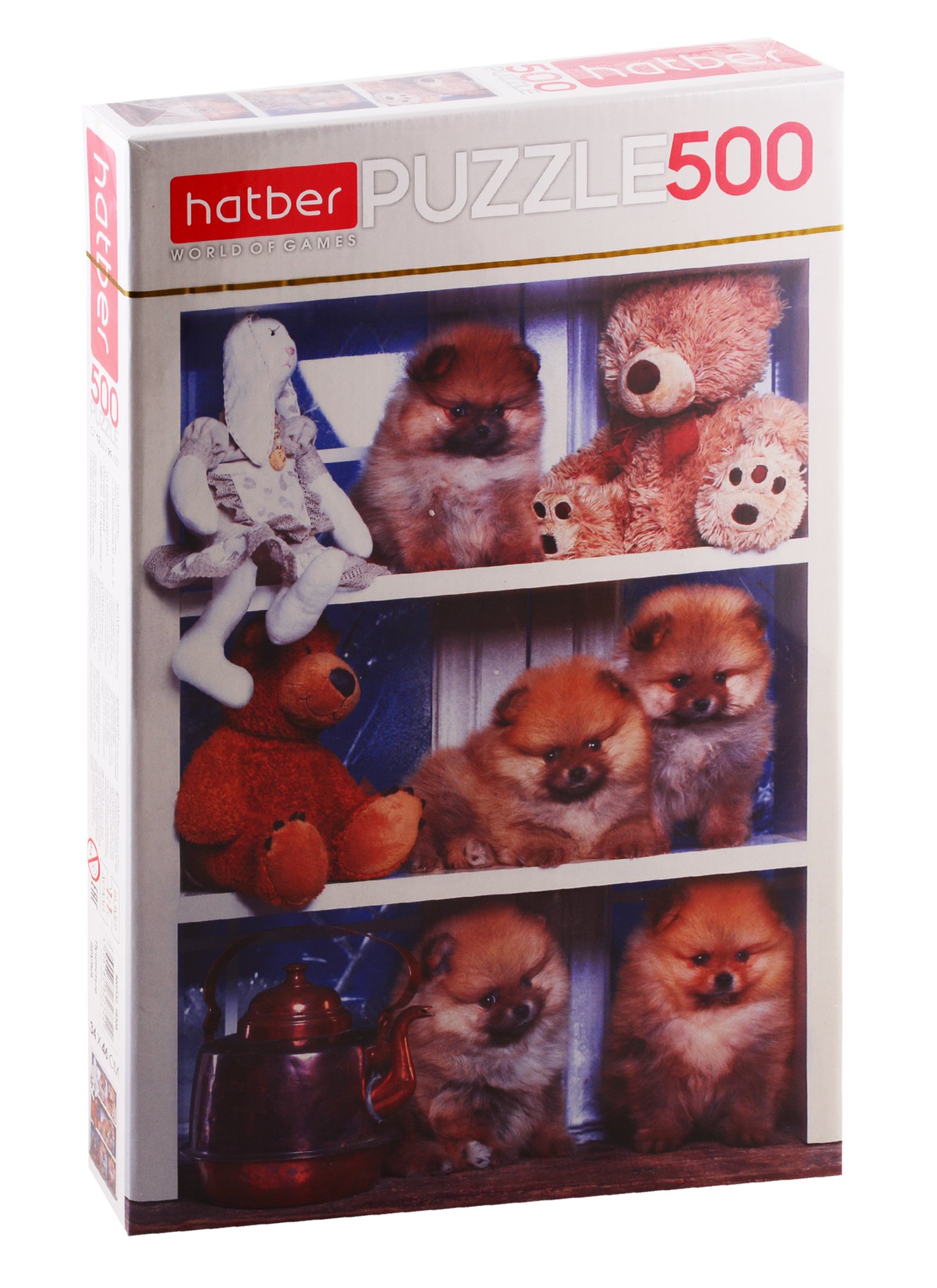

Пазл HATBER 500 эл. 340х460мм.Пушистые друзья