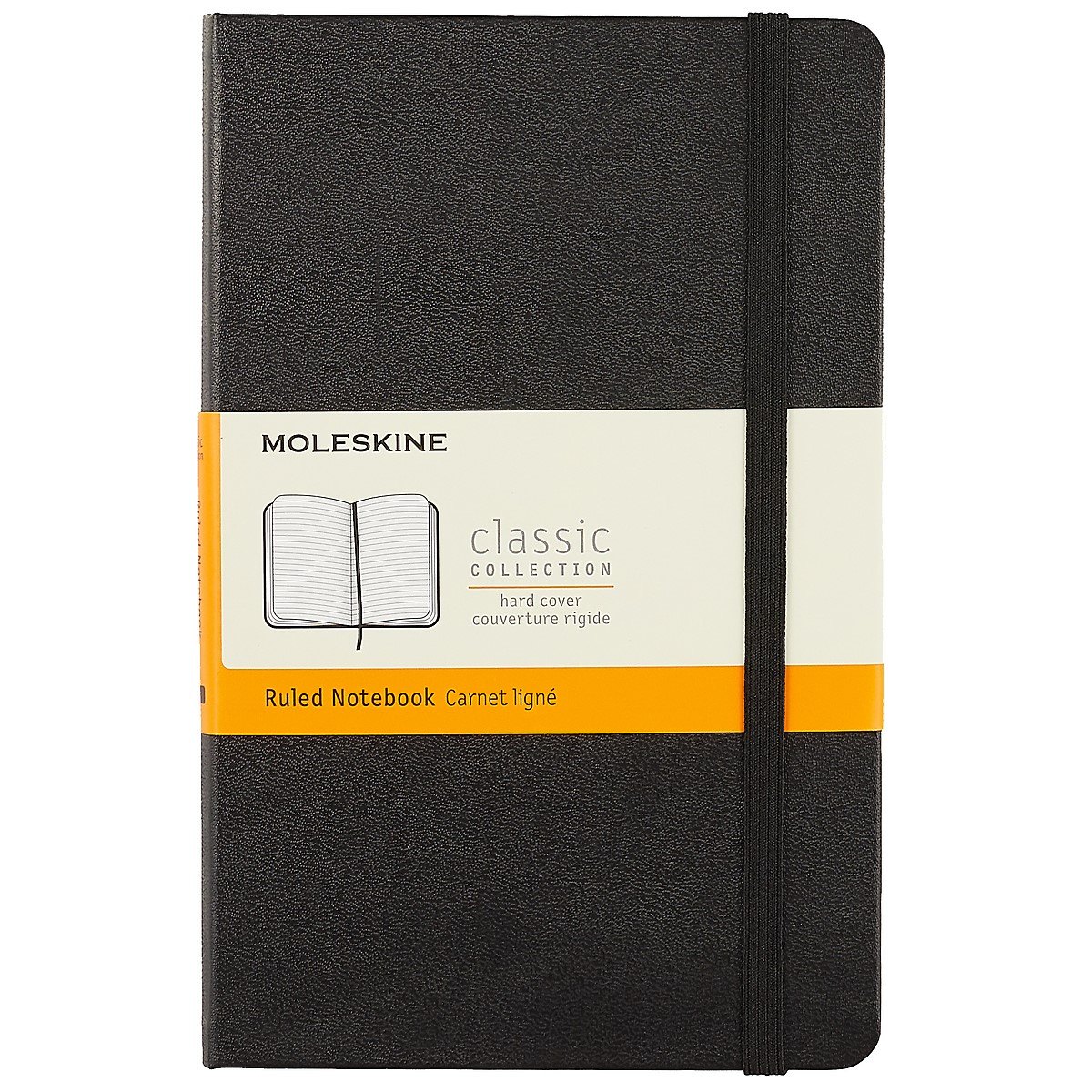 

Записная книжка Moleskin Classic Medium, чёрная, 120 листов, А5+