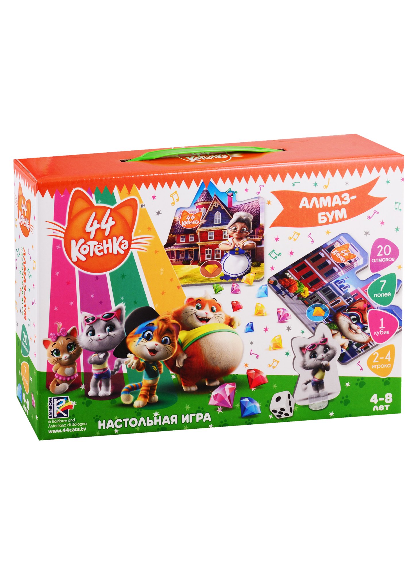 

Игра настольная Vladi Toys 44 Котенка Алмаз-Бум