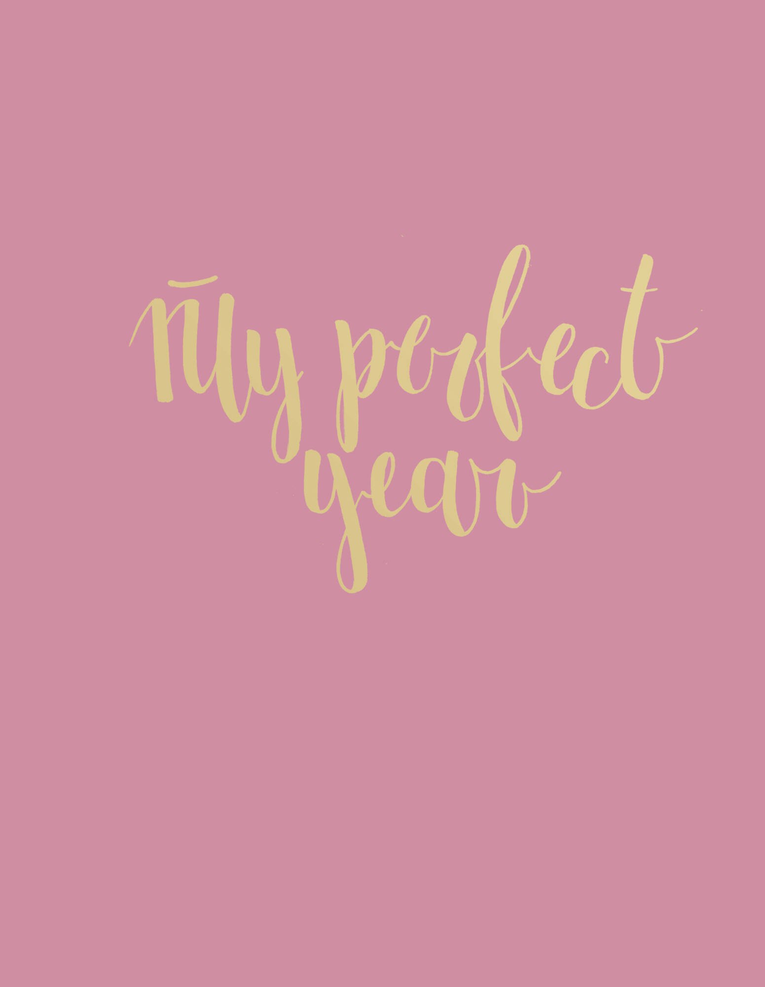 

Ежедневник My perfect year, 128 листов, розовый