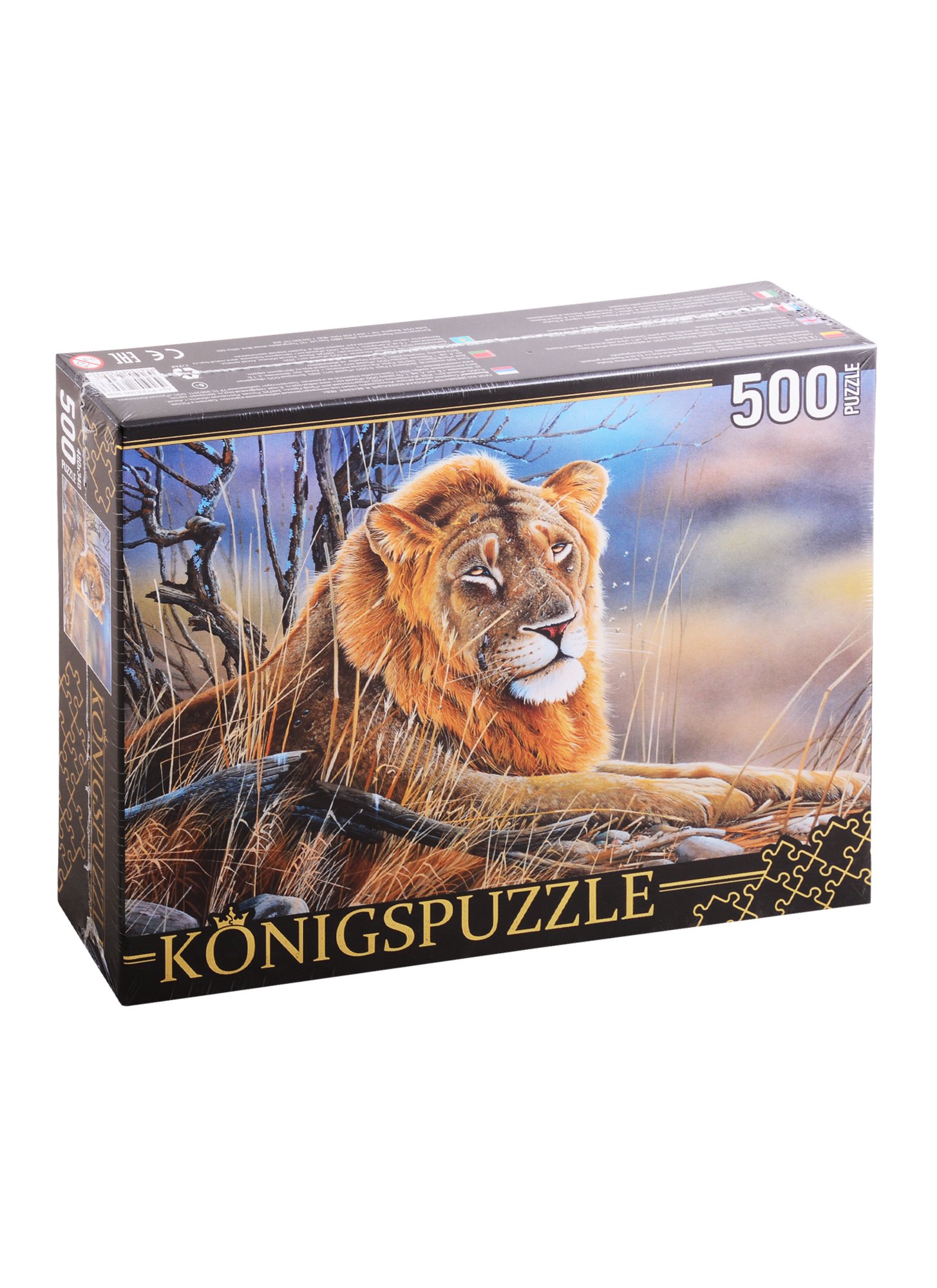 

Пазл Я.Веннинг Лев 500 элементов Konigspuzzle РУКK500-3698