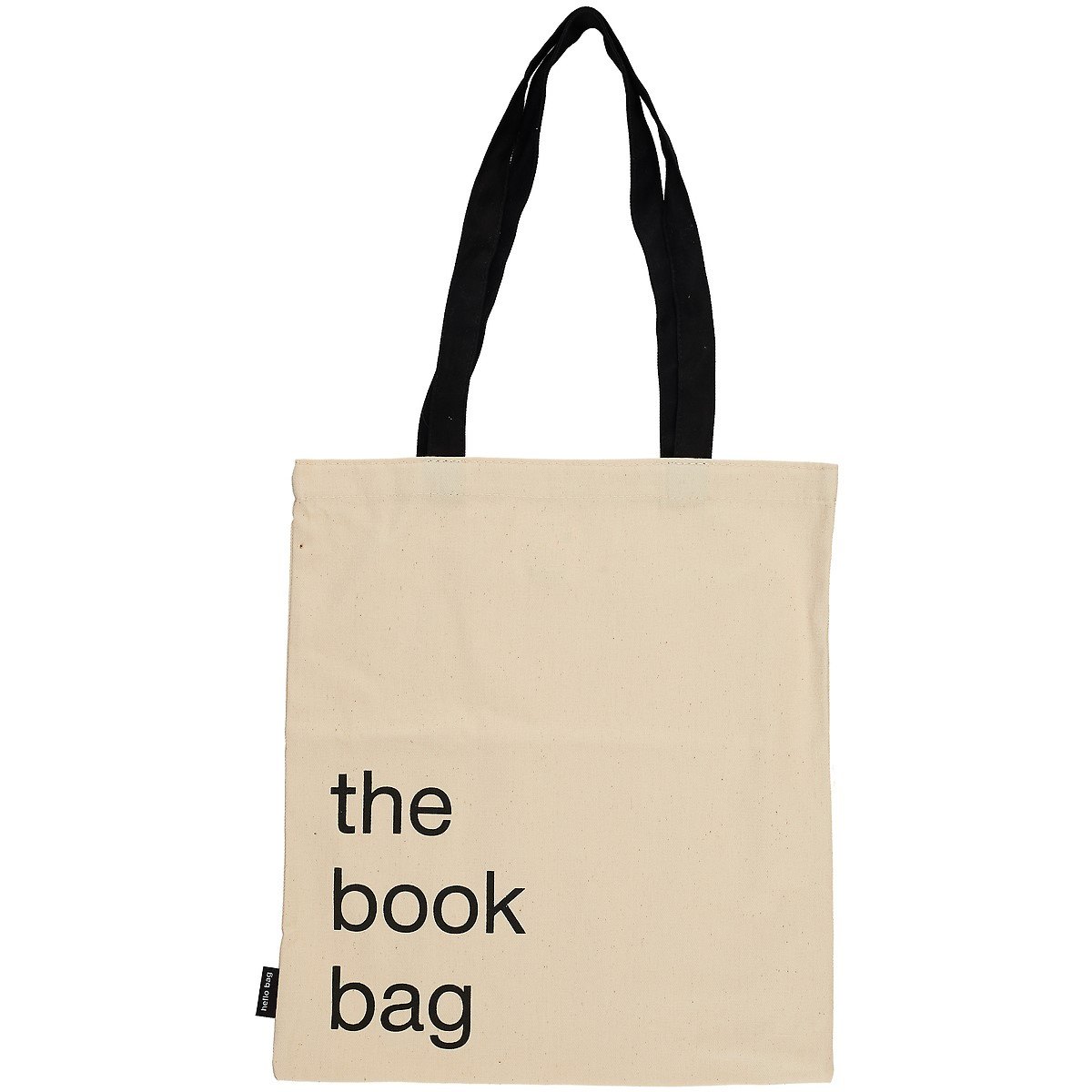 

Сумка-шоппер The book bag бежевая, текстиль 40см.*32см.