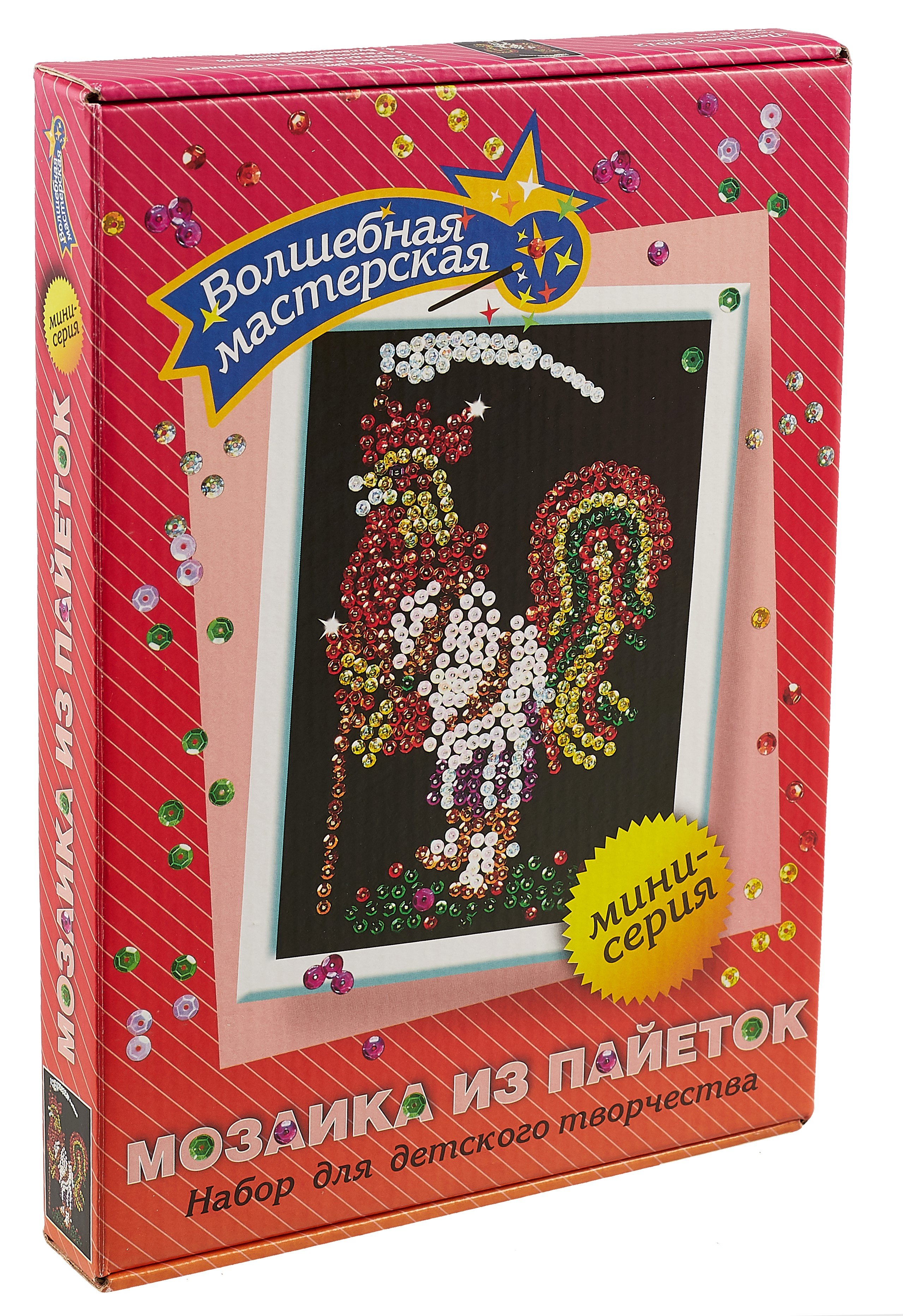 

Мозаика из пайеток "Петушок". -М: Волшебная мастерская, М 012 375144