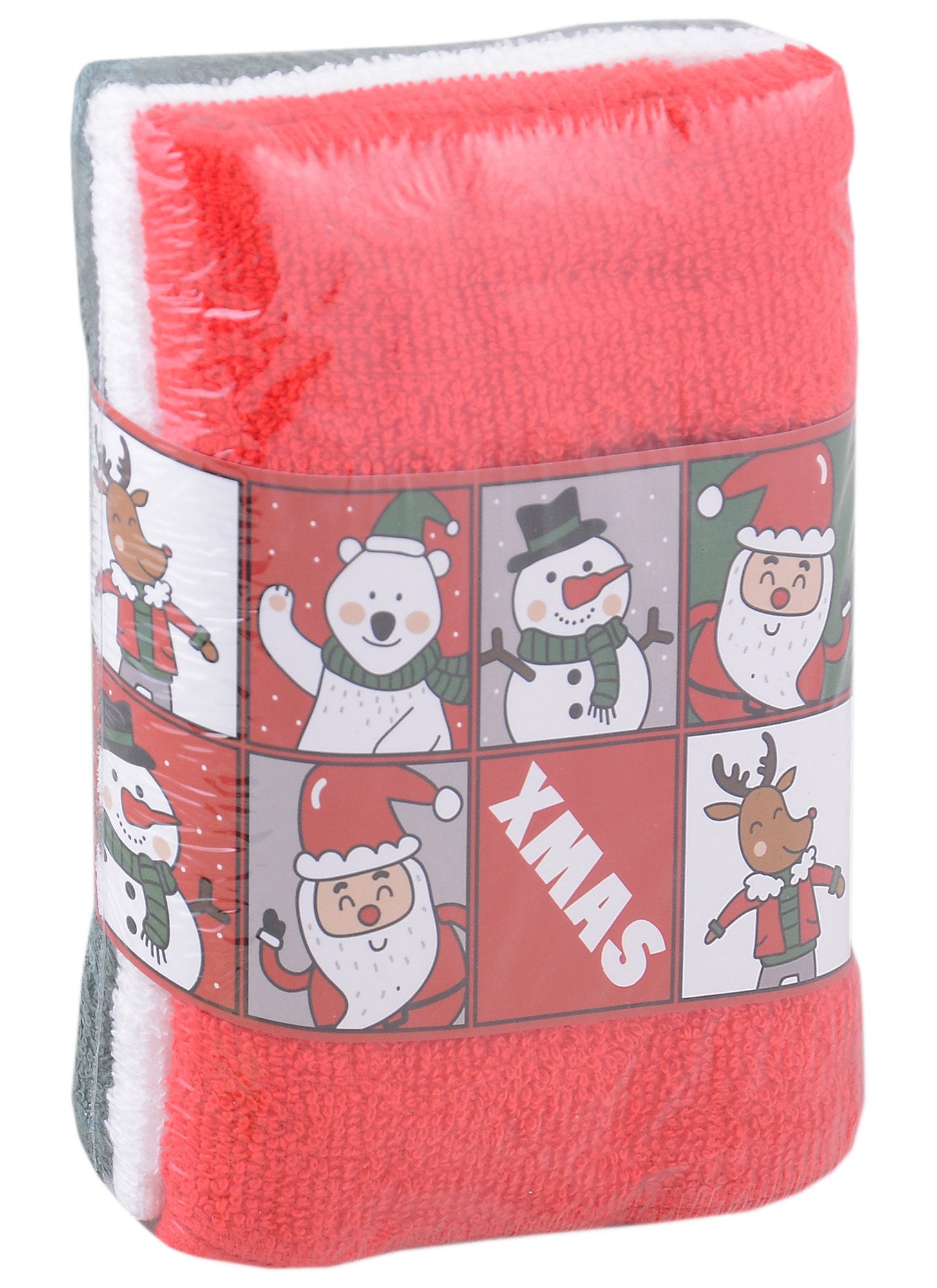 

Набор полотенец Xmas (хлопок) (3 шт) (30х30) (7896032)