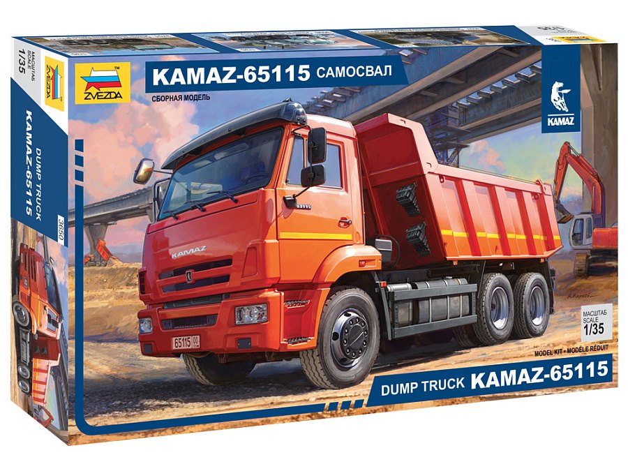 

Сборная модель 3650 "KAMAZ-65115 самосвал"