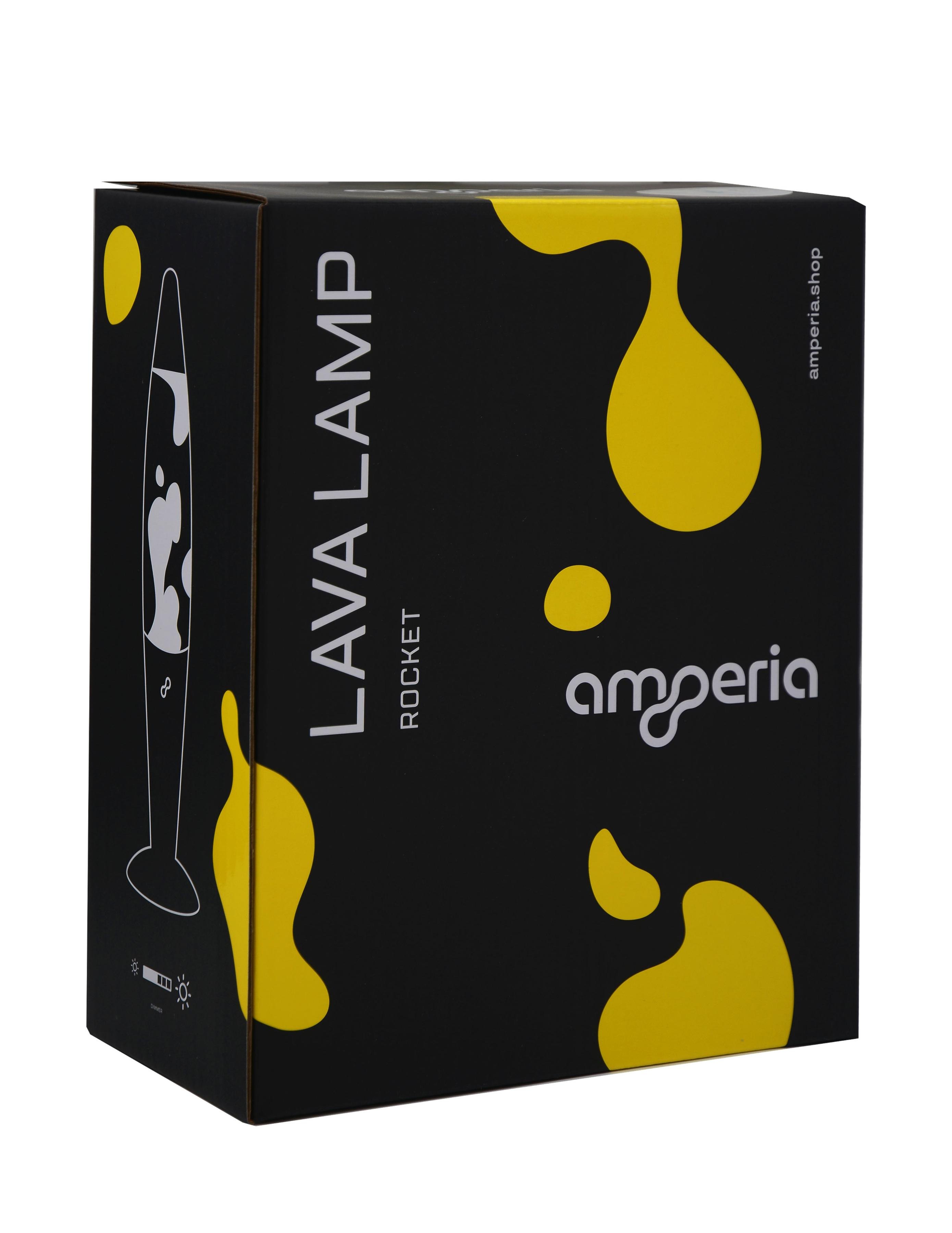 Лава лампа Amperia Rocket БирюзоваяПрозрачная 35см AMP-R-008 3349₽