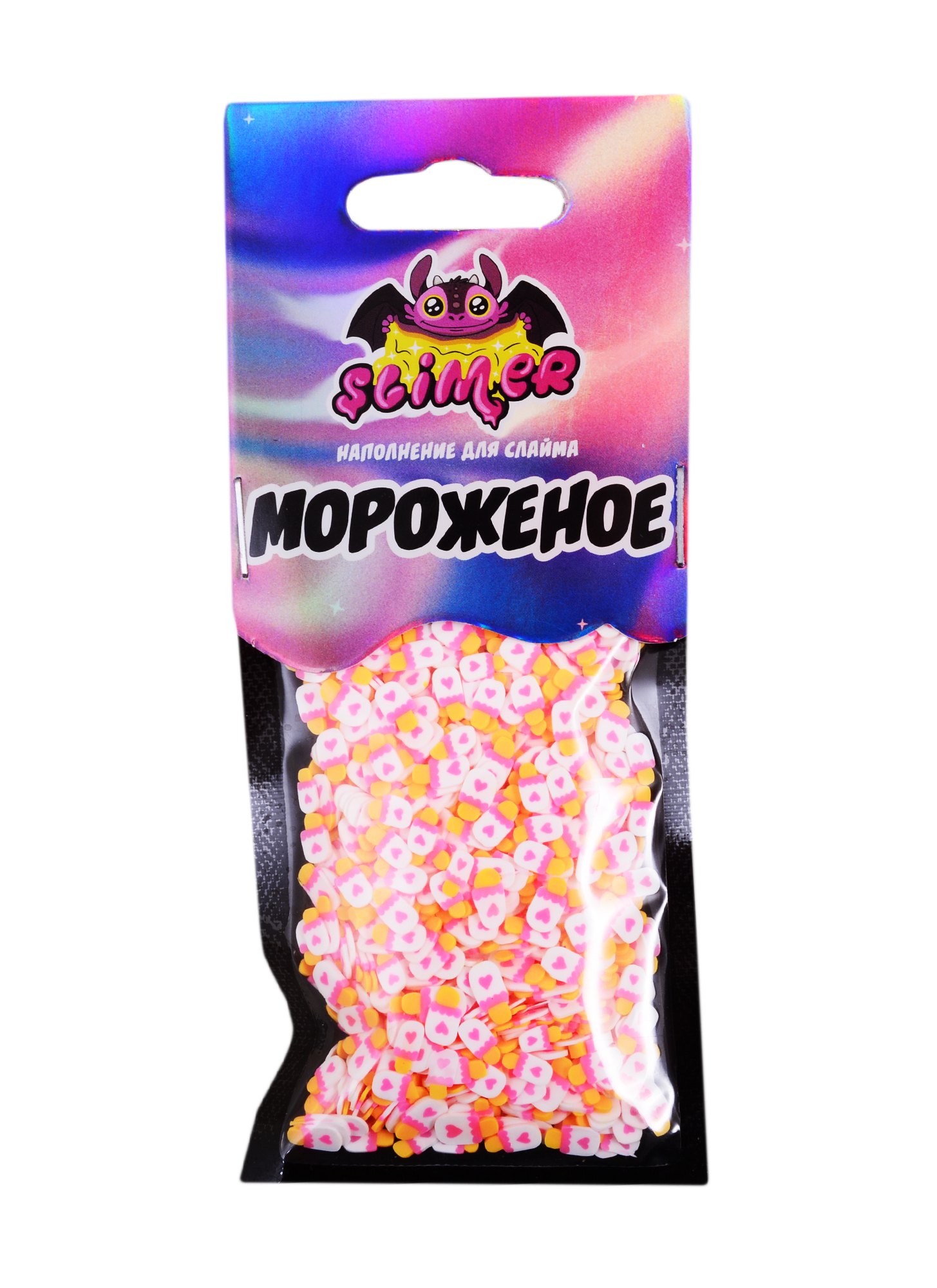 

Наполнение для слайма Мороженое ТМ Slimer, пластик
